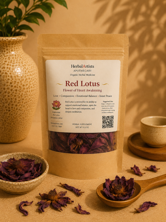 Ceylon Red Lotus (Nymphaea rubra)